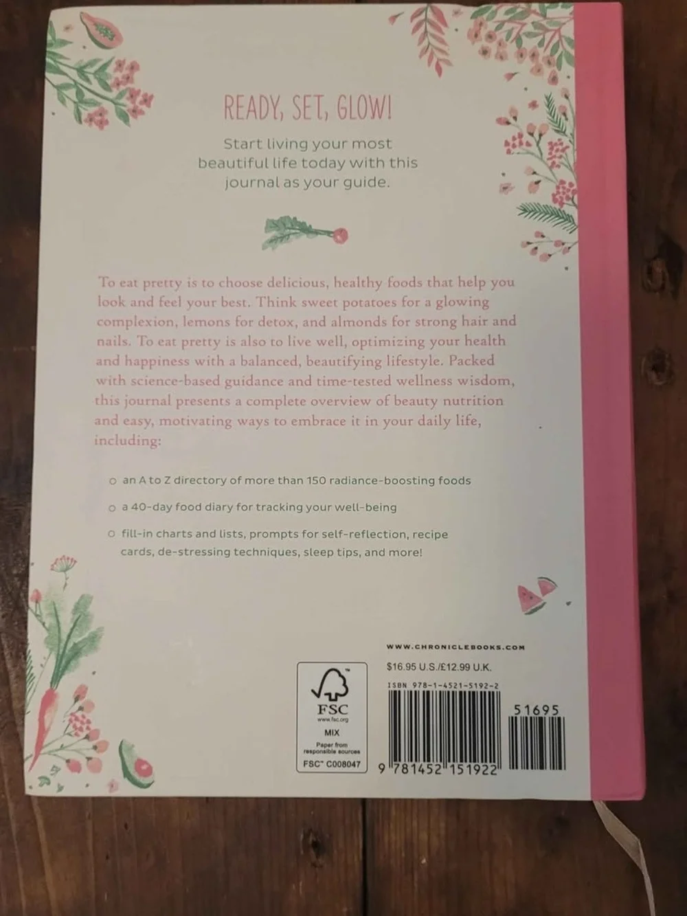 Eat Pretty, Live Well. A Guided Journal For Nourishing Beauty Inside And Out